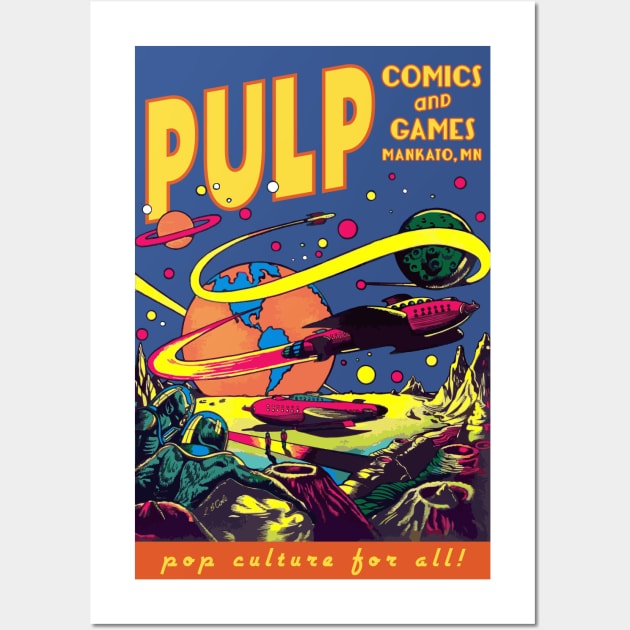 Pulp Rocketships Wall Art by PULP Comics and Games